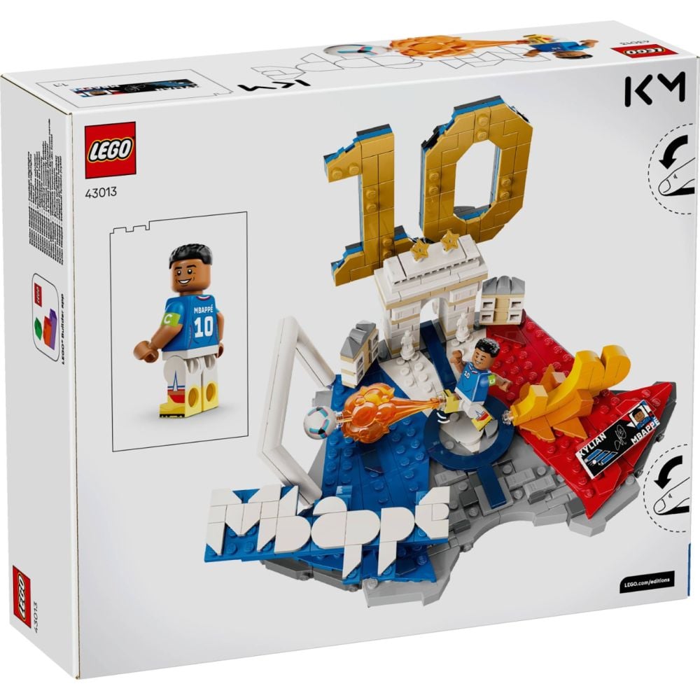 LEGO® Editions - Kylian Mbappe - Momente importante din fotbal (43013)