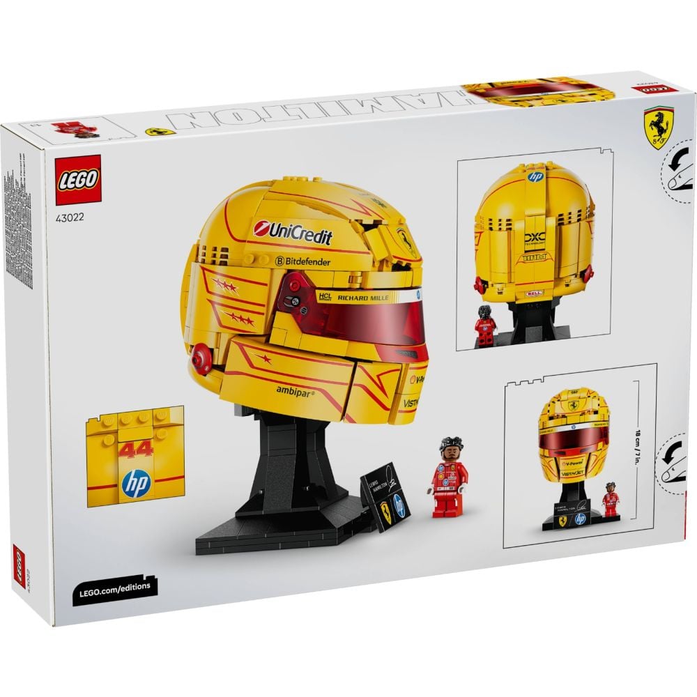 LEGO® Editions - Casca lui Lewis Hamilton Scuderia Ferrari HP (43022)