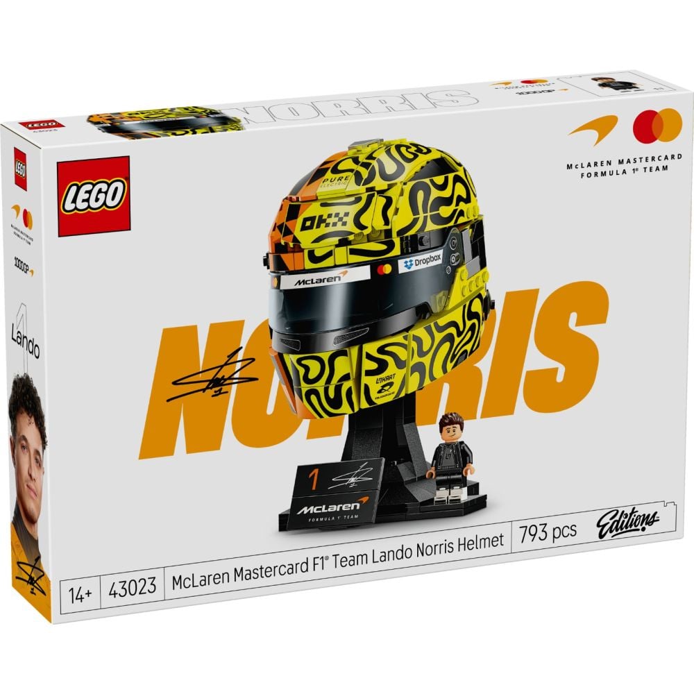 LEGO® Editions - Casca lui Lando Norris McLaren Mastercard F1 Team (43023)