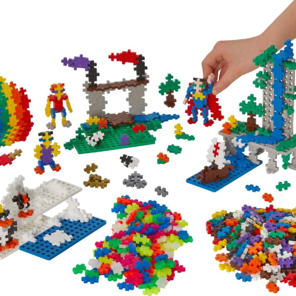 Set de constructie, Plus-Plus, 1200 piese, Culori standard