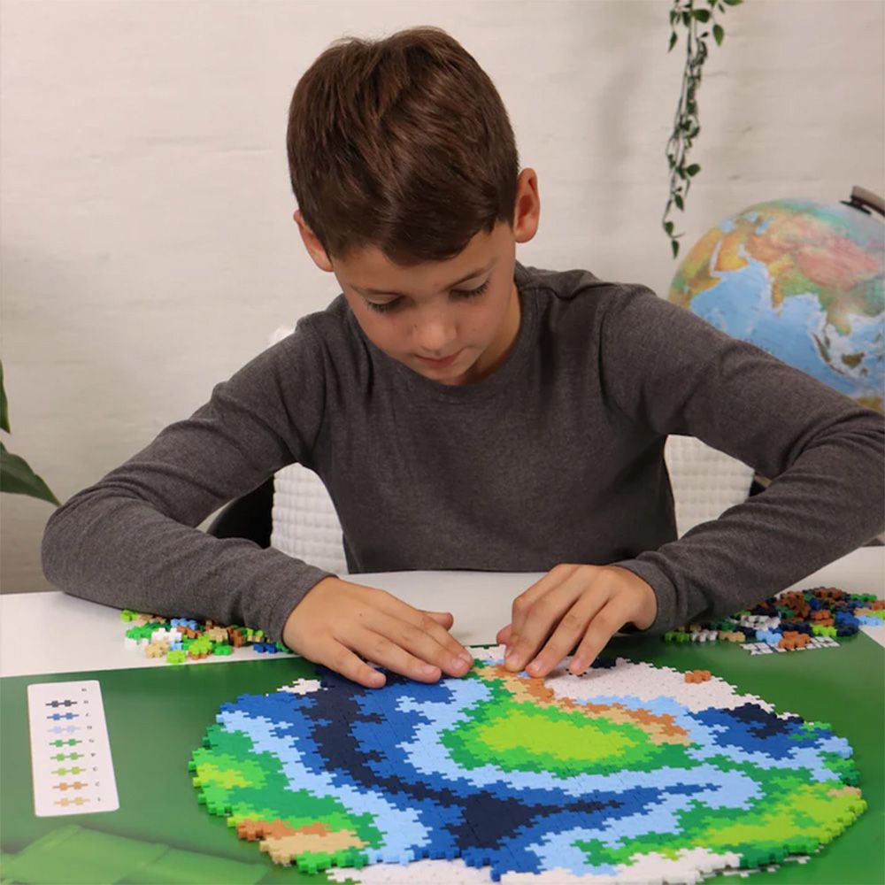 Puzzle pe numere, Plus-Plus, Pamantul, 800 piese