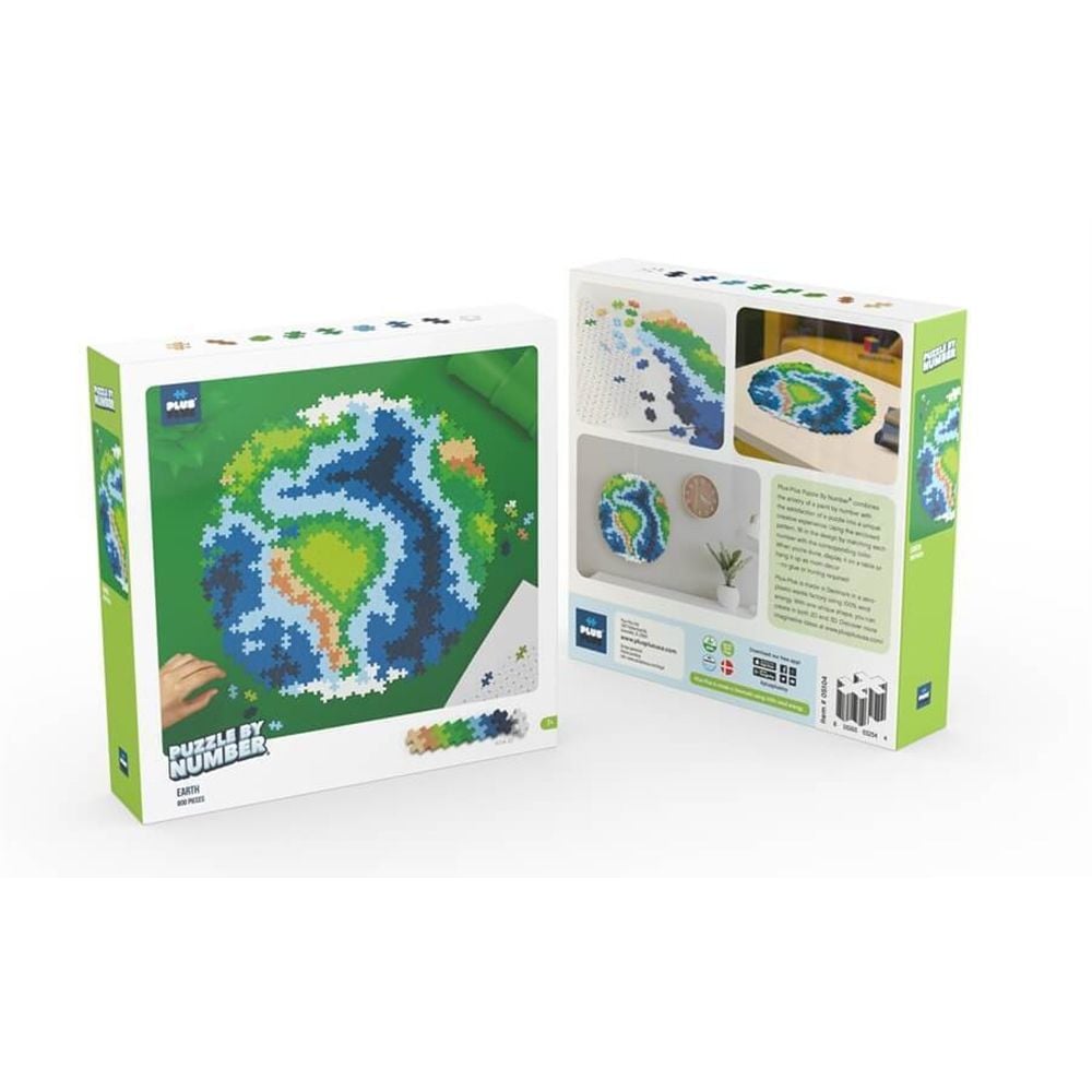 Puzzle pe numere, Plus-Plus, Pamantul, 800 piese