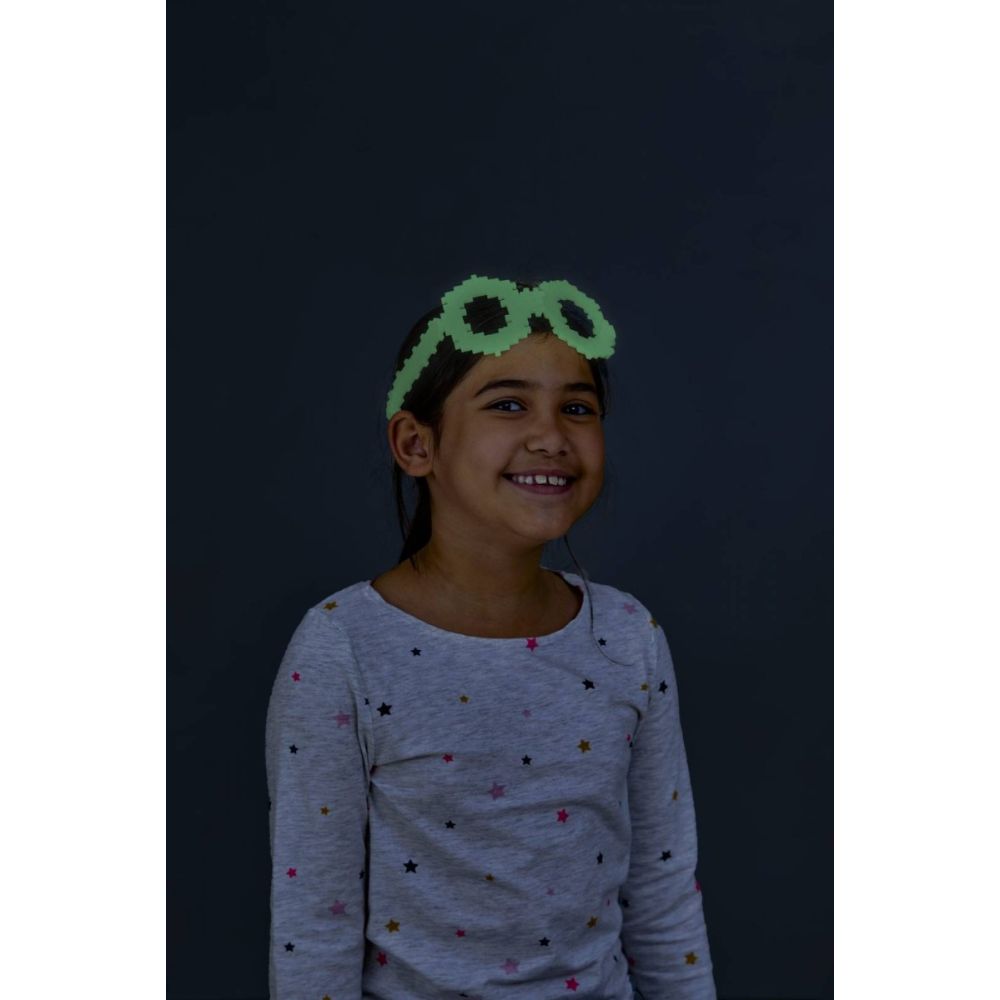 Set constructie educativ, Plus-Plus, Glow in the Dark, 3000 piese