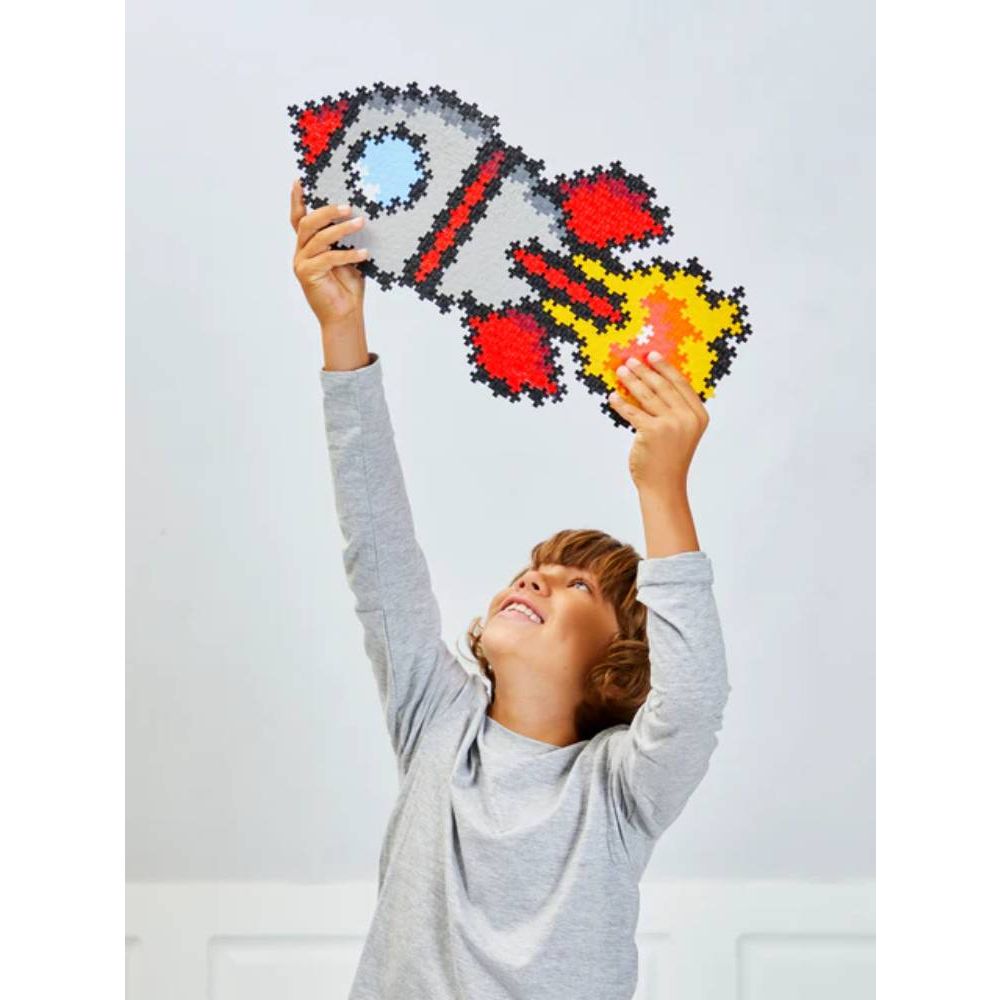 Puzzle pe numere, Plus-Plus, 500 piese, Racheta