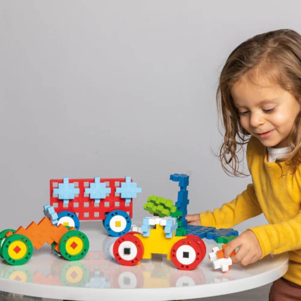Set de constructie, Plus-Plus, Make and Go, 29 piese mari