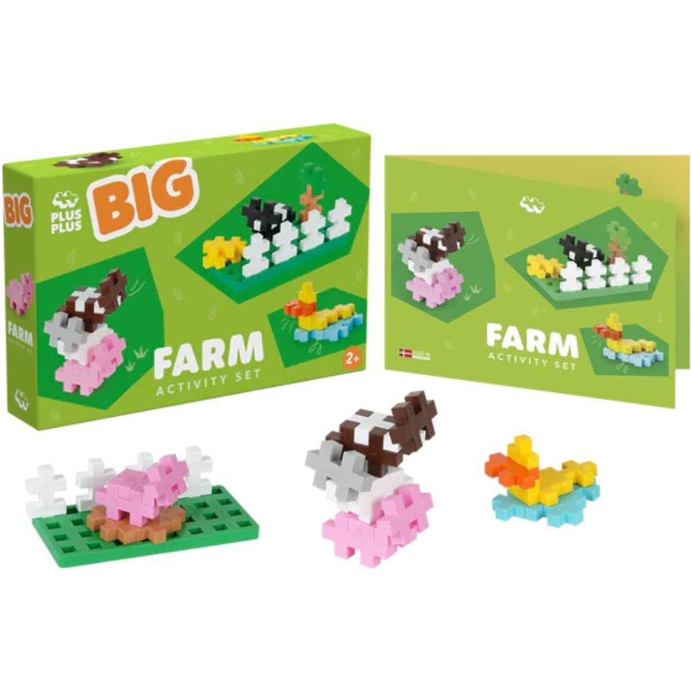 Set constructie, Plus-Plus, 40 piese mari, Ferma