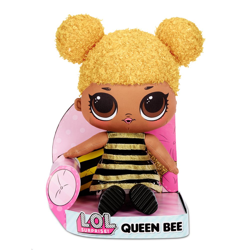 LOL Surprise Plush, Papusa Queen Bee din plus moale, 571292E7C 