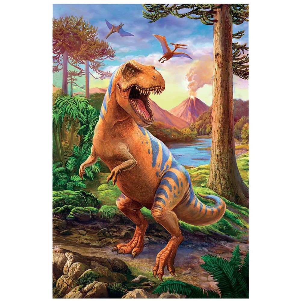 Puzzle Trefl Mini 54 piese, Uimitorii dinozauri, 19731 | Noriel