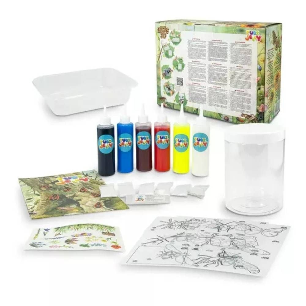Set gel modelator cu 6 culori, Tuban, Tubi Jelly, Insecte