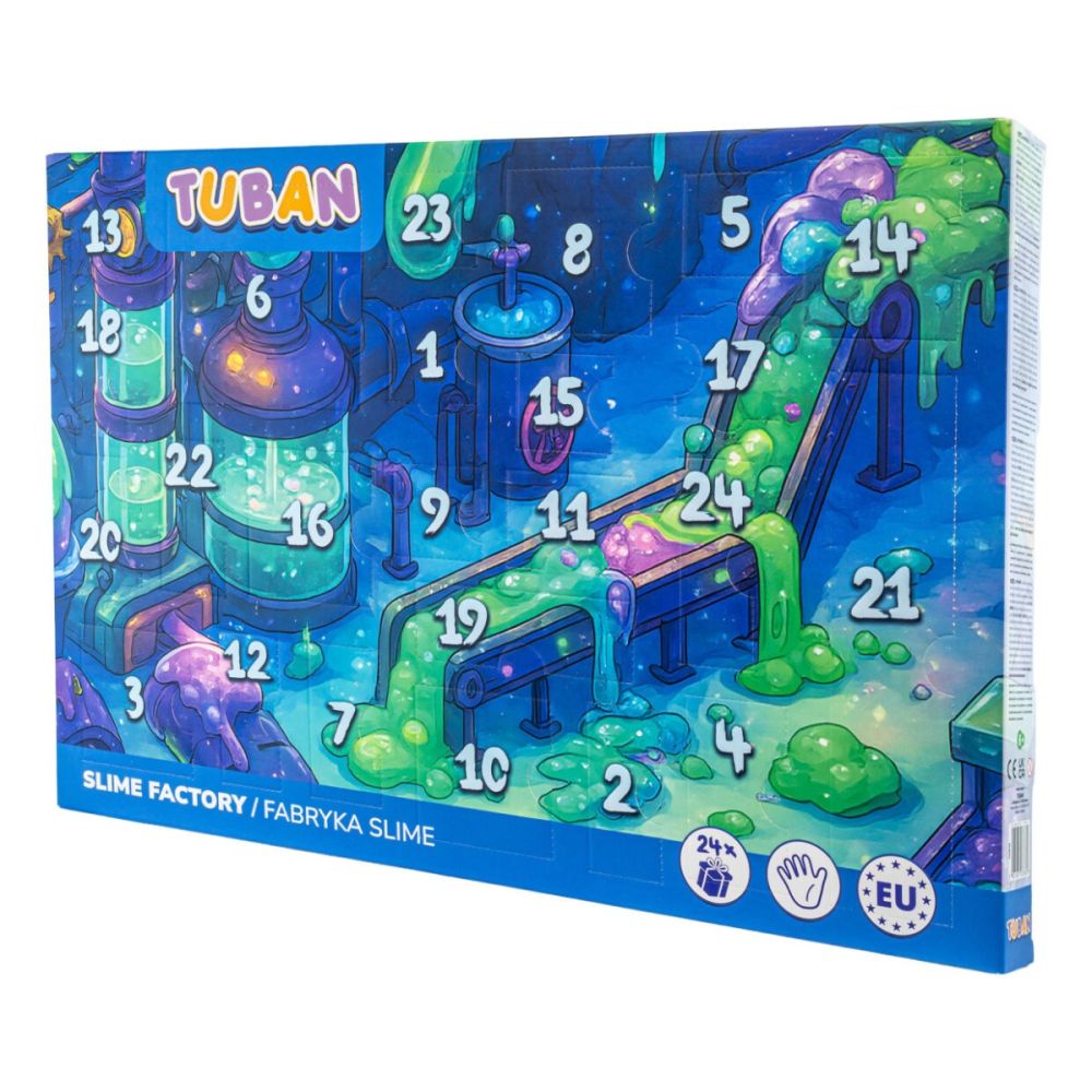 Set DIY experimente, Tuban, Calendar de Advent, Fabrica de slime