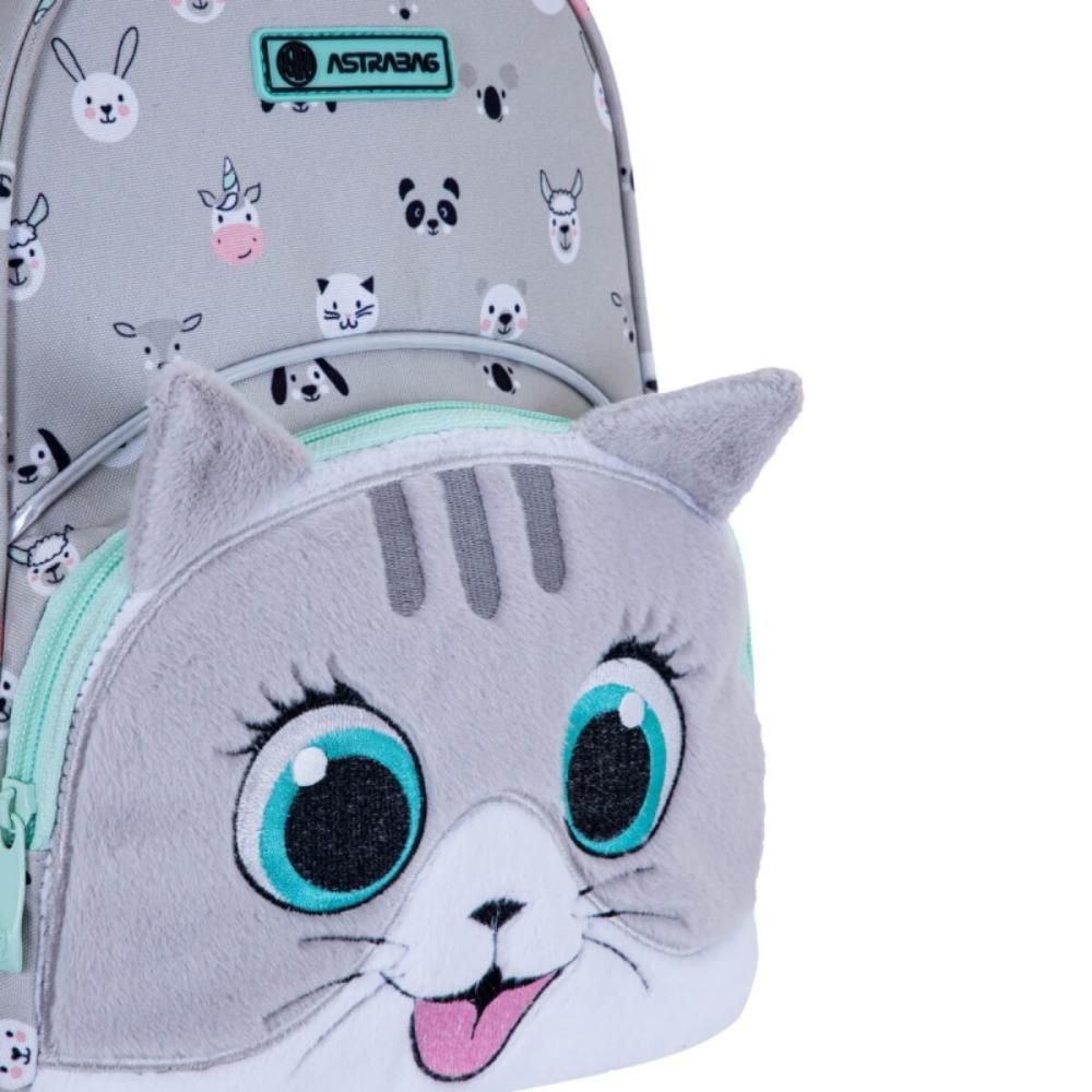 Ghiozdan cu un compartiment, AstraBag, Cute Kitty