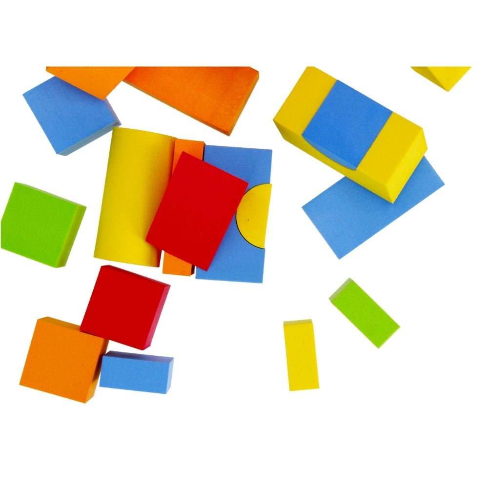 Set cuburi de constructie, BamBam, 29 buc