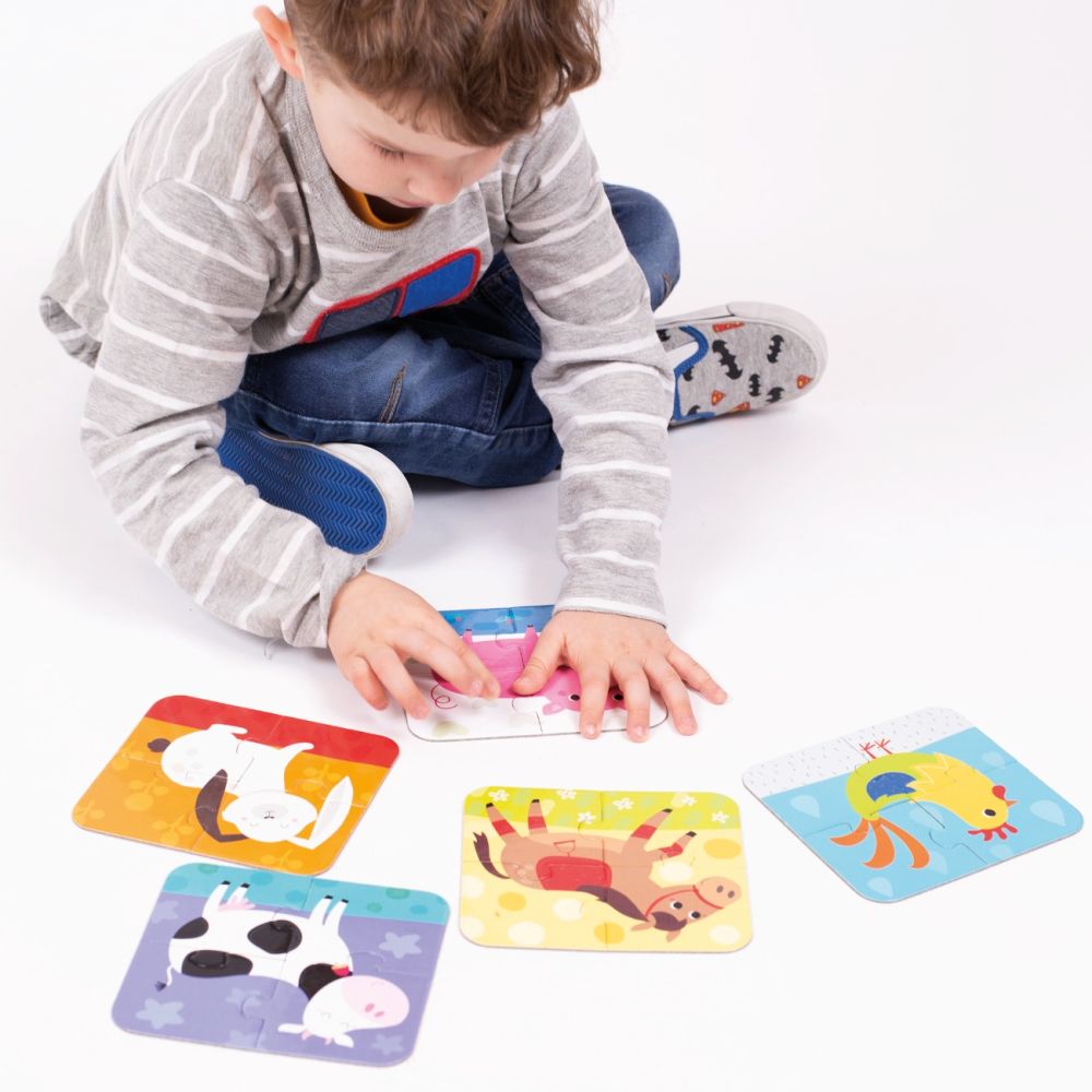 Primul meu puzzle, Banana Panda, On-The-Go, Animale, 20 piese