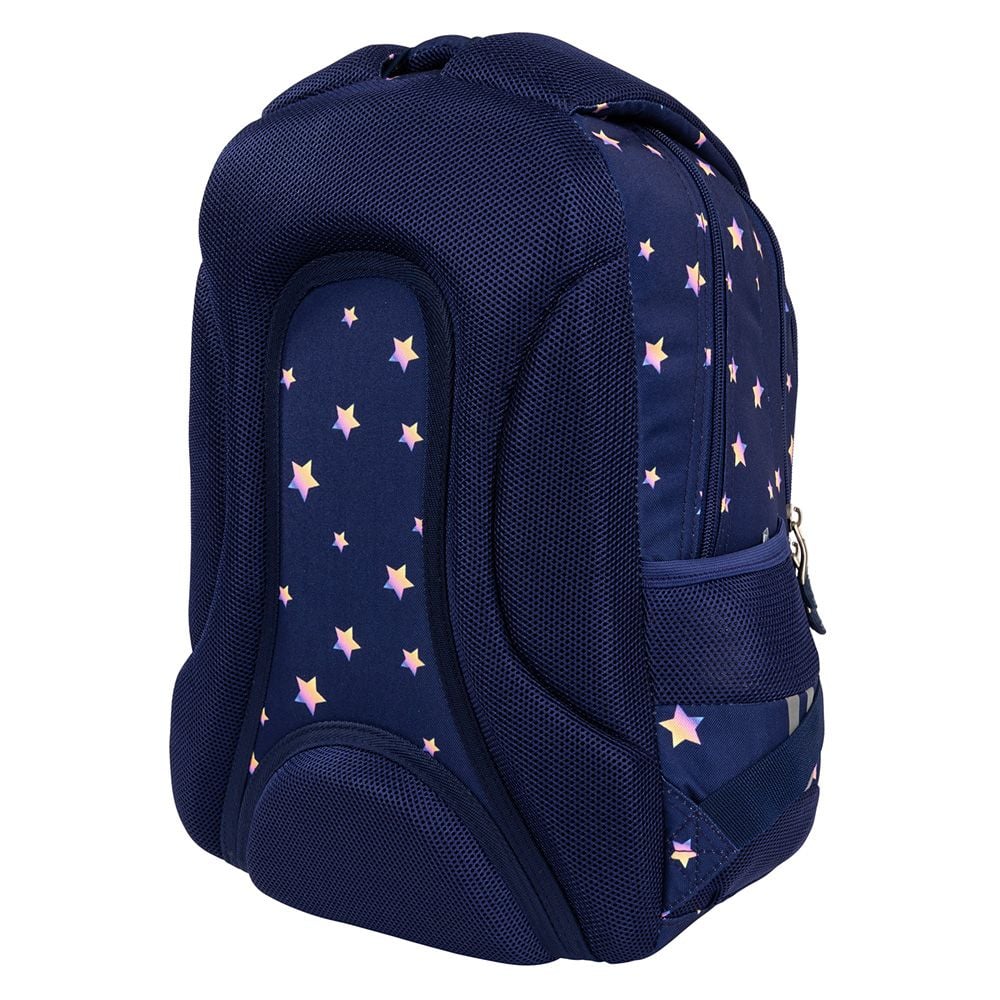 Ghiozdan cu 3 compartimente, St Majewski, St.Right Unicorn Glow, 39 cm