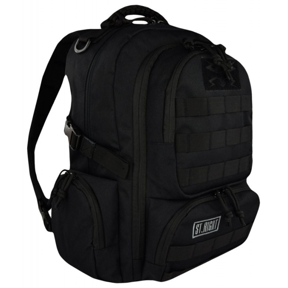 Ghiozdan St Majewski, St Right Military, Negru, 46 cm