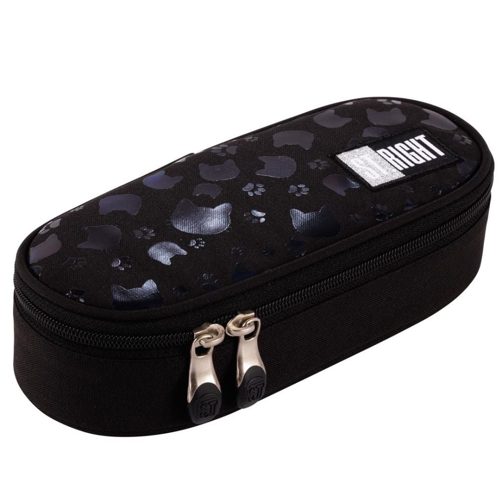 Penar neechipat cu 1 fermoar, 1 extensie, St Majewski, St.Right Black Cats, Negru