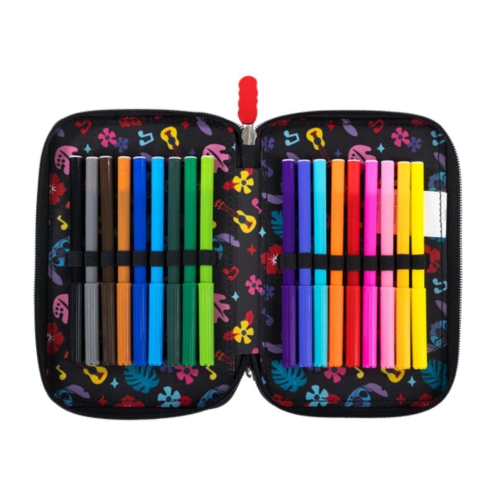 Penar echipat, 3 fermoare, St Majewski, Stitch, Negru