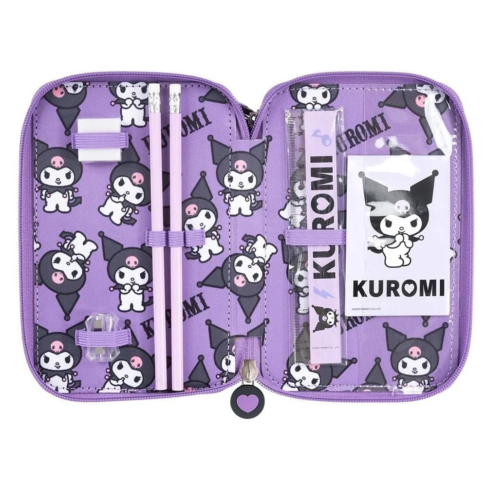 Penar echipat cu 3 fermoare, St Majewski, Kuromi, Violet