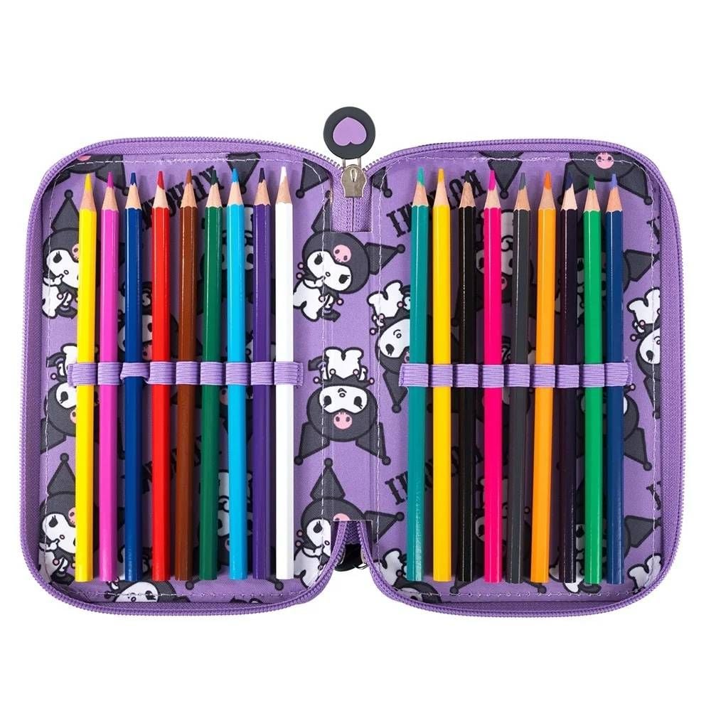 Penar echipat cu 3 fermoare, St Majewski, Kuromi, Violet