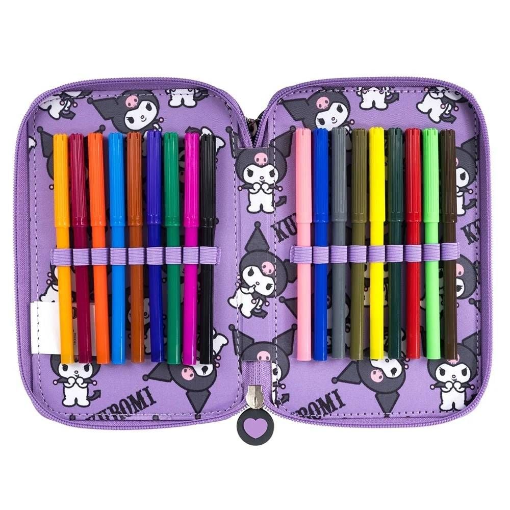 Penar echipat cu 3 fermoare, St Majewski, Kuromi, Violet
