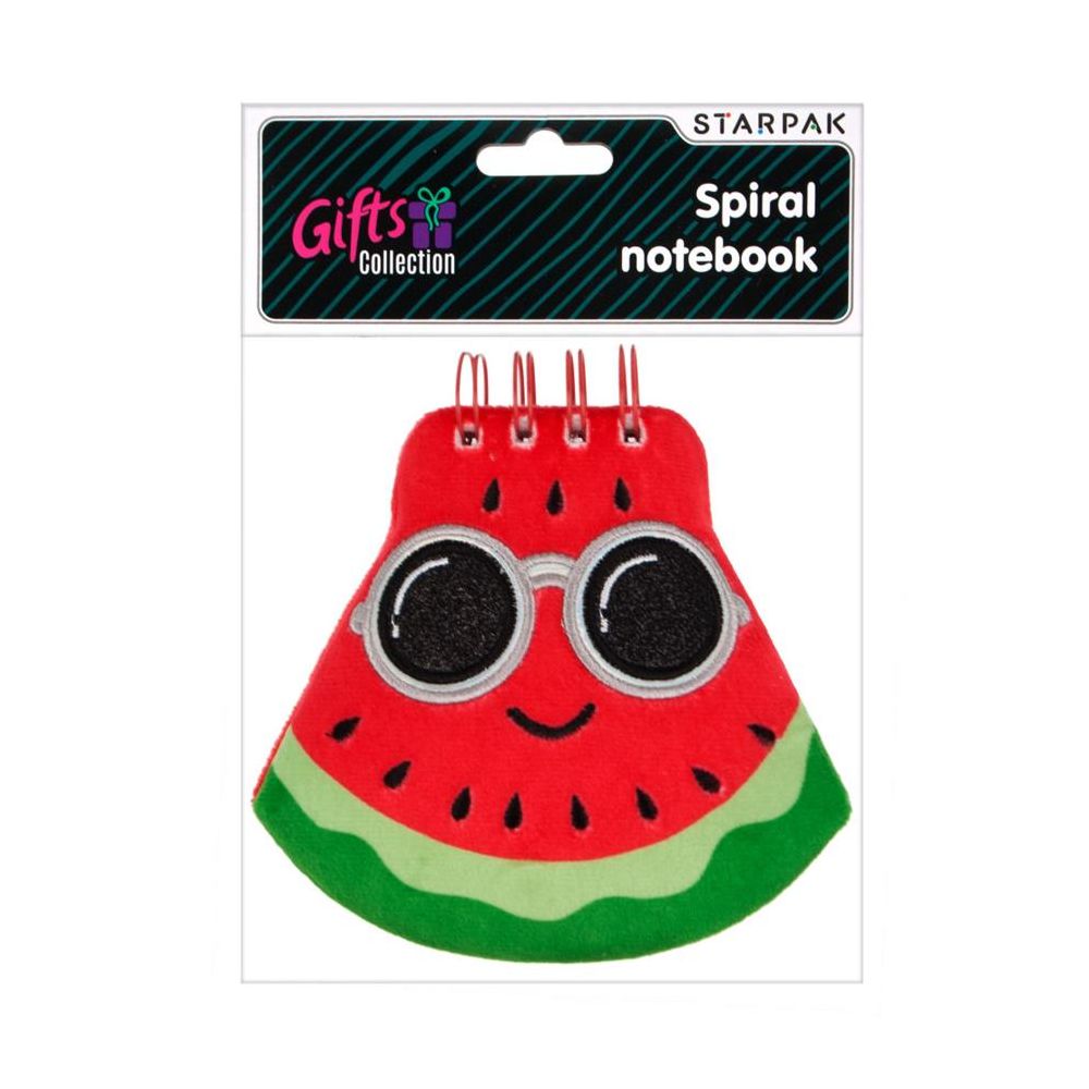 Caiet cu spirala, Starpak, Watermelon, 14.5 x 13 cm