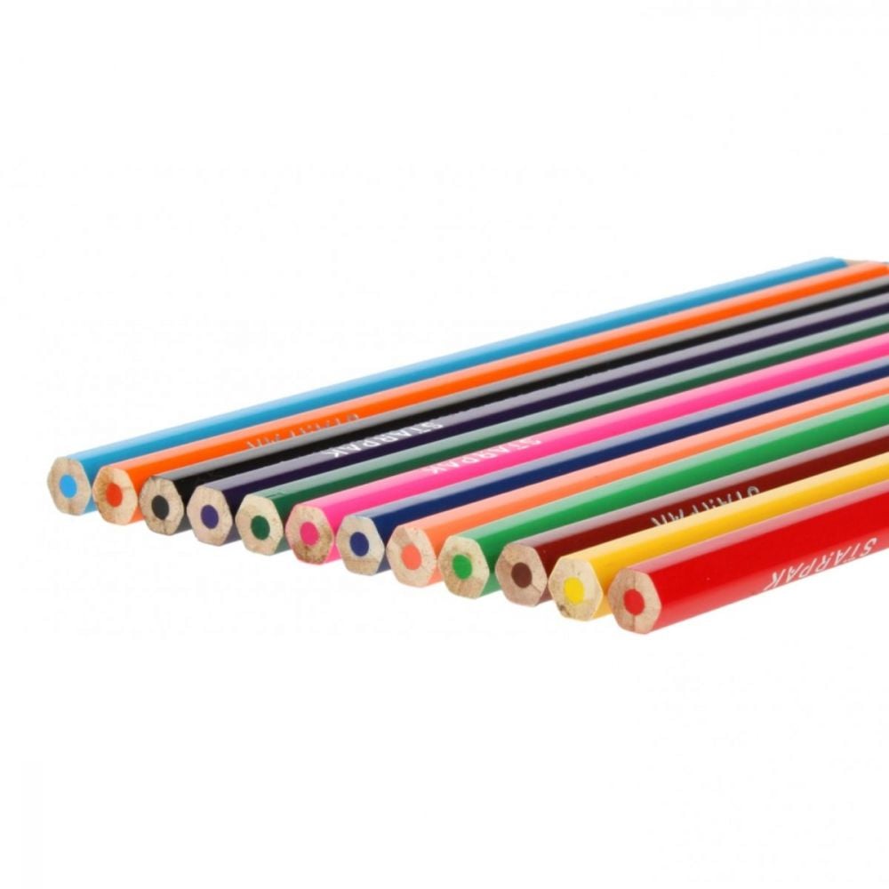 Set 12 creioane colorate, Starpak