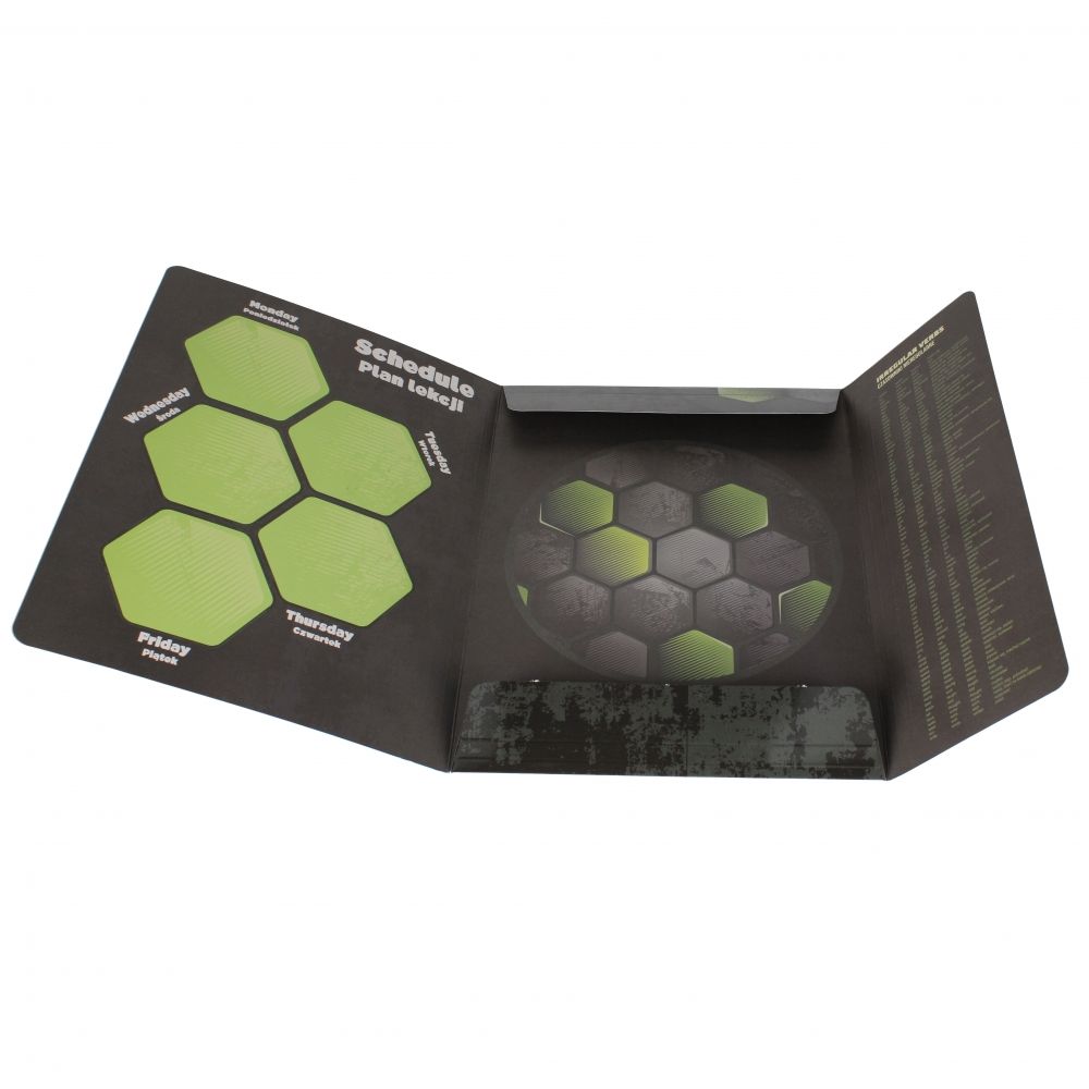 Mapa A4 cu elastic, Starpak, Football, Verde