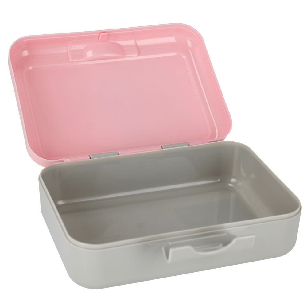 Set bidon de apa 350 ml si caserola de pranz 16 x 12.5 cm, Starpak, Cuties