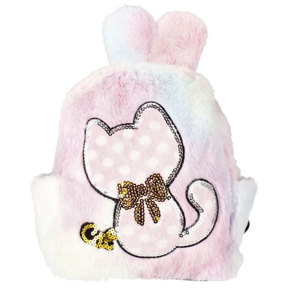 Rucsac de plus cu un compartiment, Starpak, Pisica, Multicolor