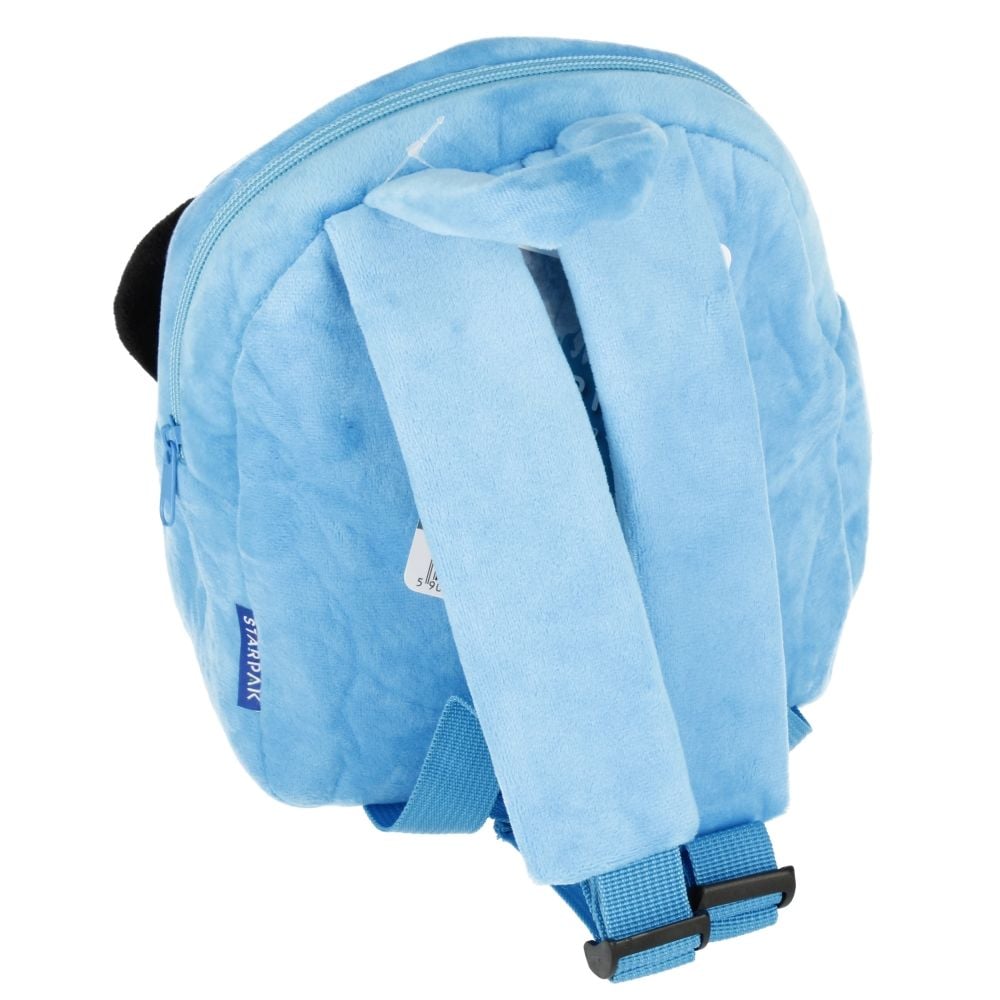 Rucsac de plus cu un compartiment, Starpak, Panda, Albastru