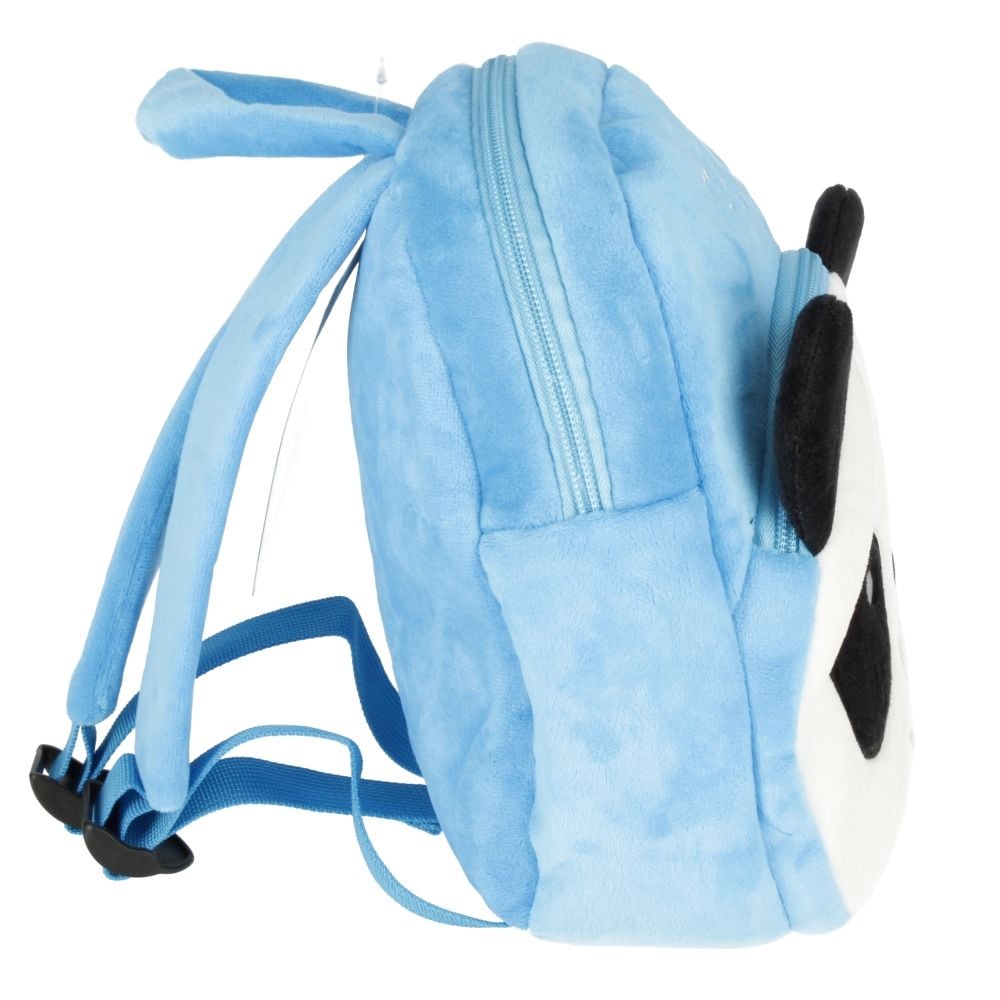 Rucsac de plus cu un compartiment, Starpak, Panda, Albastru