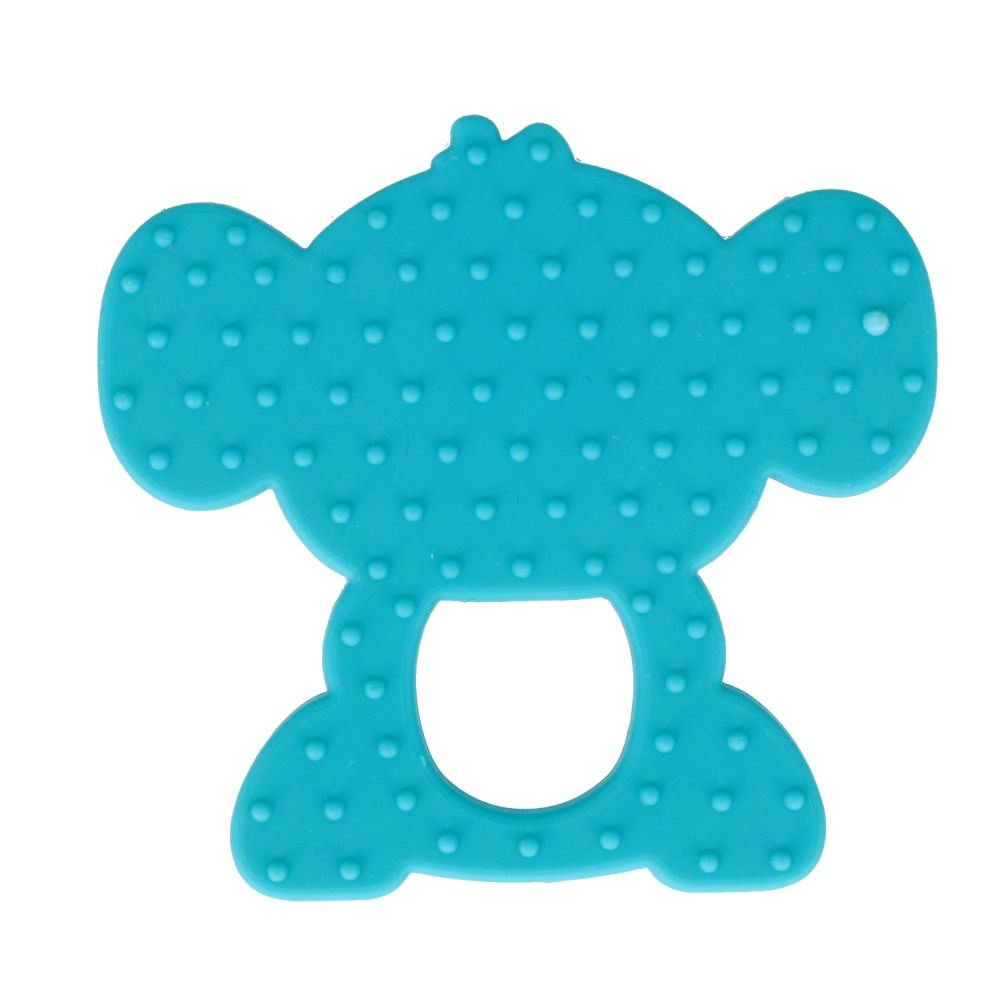 Jucarie pentru dentitie, BamBam, Elefant, Albastru