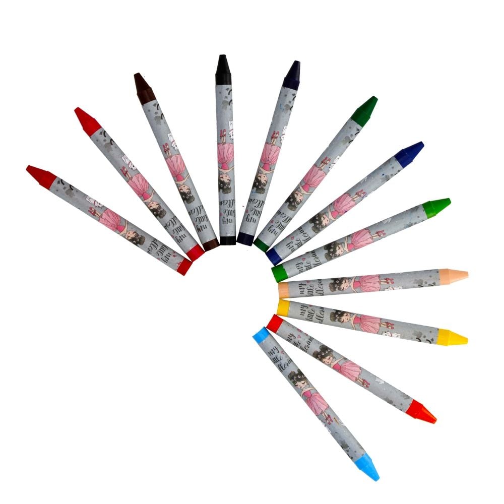 Set creioane cerate Starpak, Balerina, 12 culori
