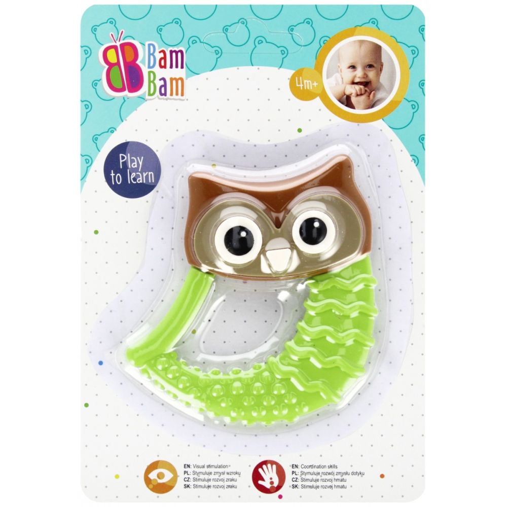 Jucarie pentru dentitie, BamBam, Bufnita