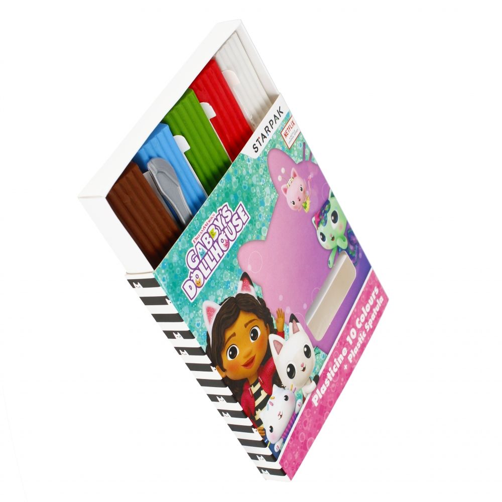 Set plastilina, Starpak, Gabbys Dollhouse, 10 buc