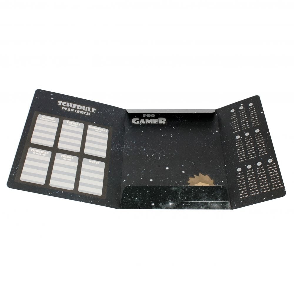 Mapa A4 cu elastic, Starpak, Pro Gamer, Negru