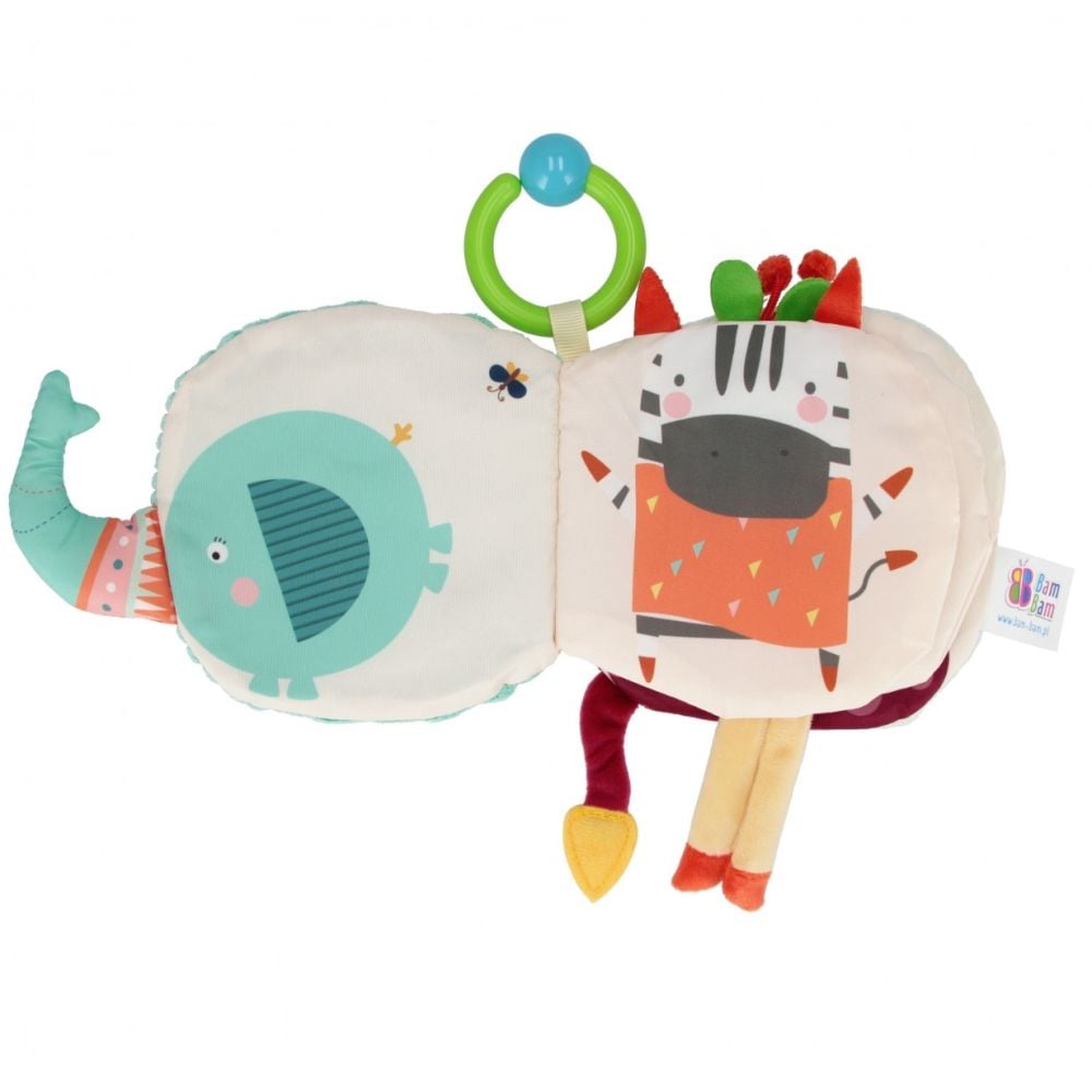 Jucarie senzoriala, BamBam, Carte, Elefant