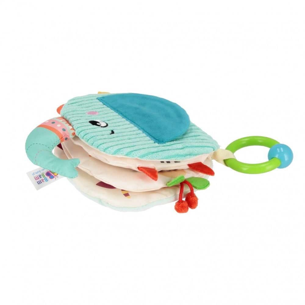 Jucarie senzoriala, BamBam, Carte, Elefant