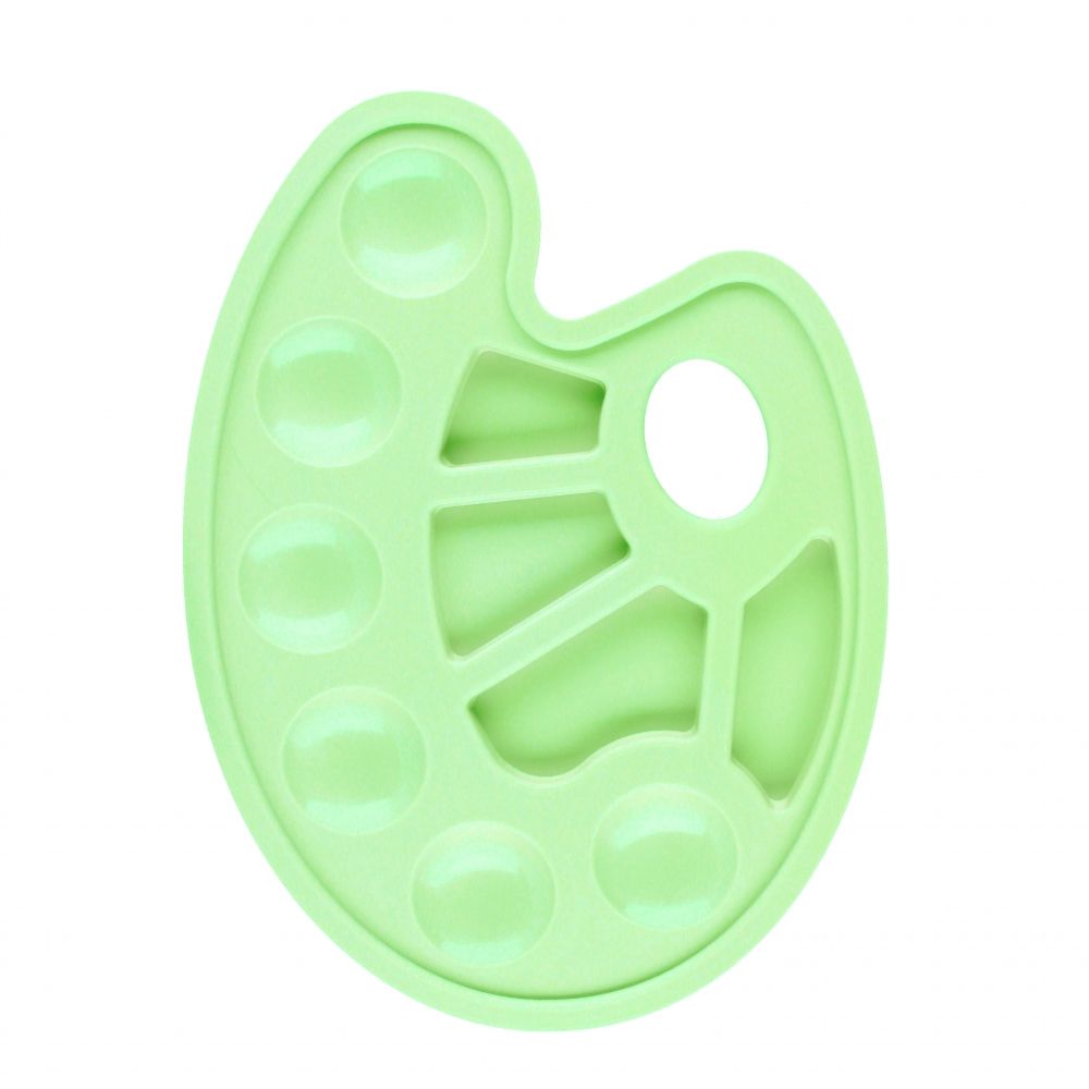 Paleta de vopsea din plastic, Starpak, Verde