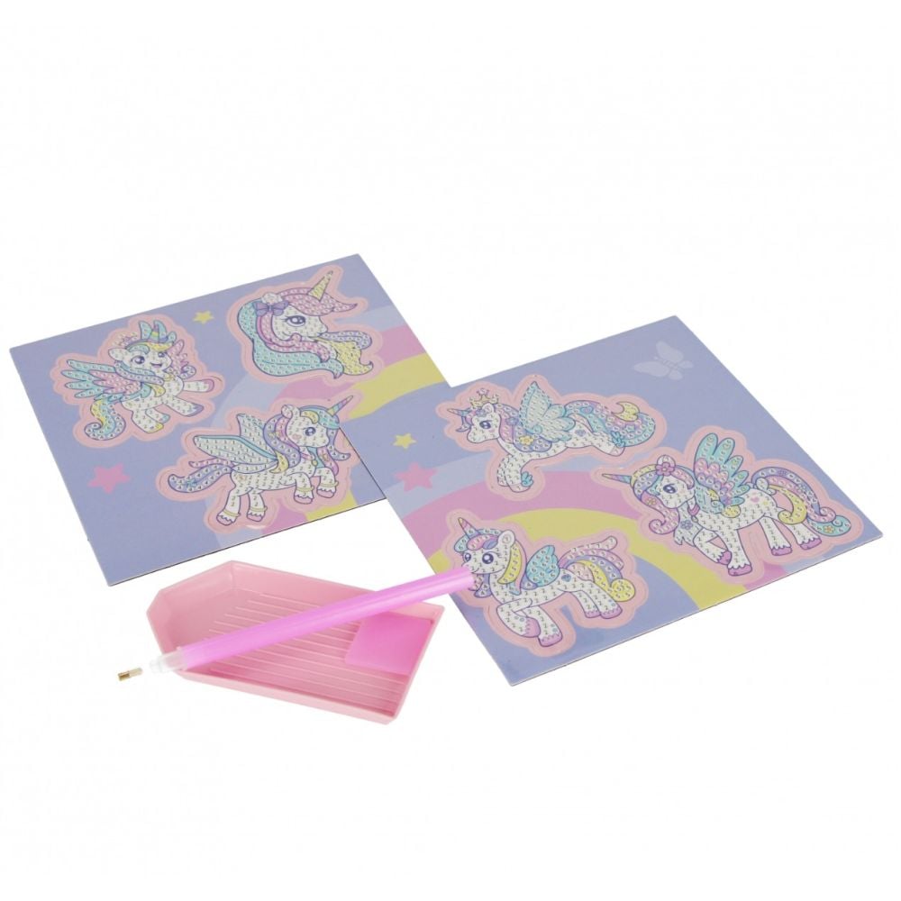 Set creativ cu diamante, mozaic, Starpak, Unicorn