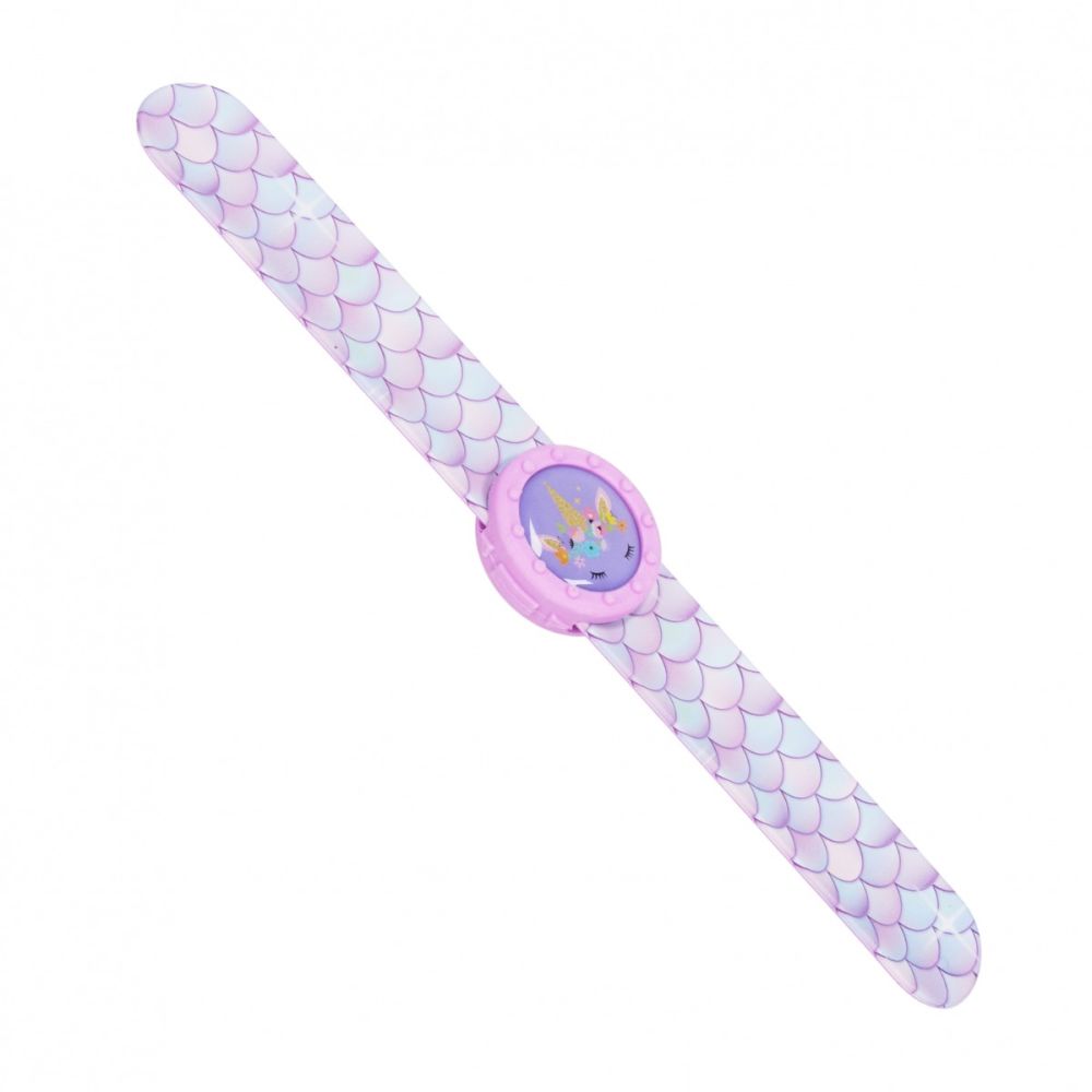 Rigla de cauciuc cu radiera, in forma de ceas, Starpak, 20 cm, Girl