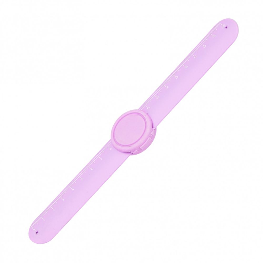 Rigla de cauciuc cu radiera, in forma de ceas, Starpak, 20 cm, Girl