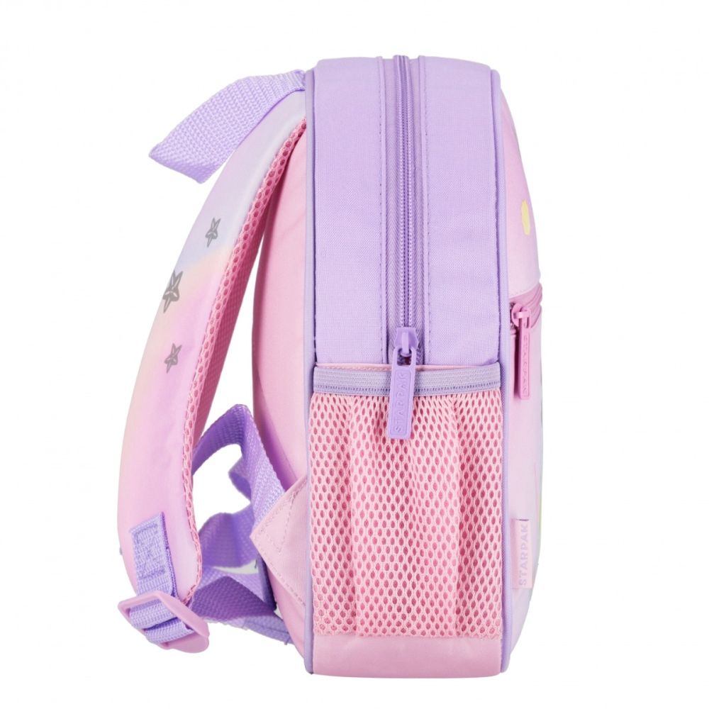 Ghiozdan pentru gradinita cu un compartiment si buzunar frontal, Starpak, Gabbys Dollhouse, Roz