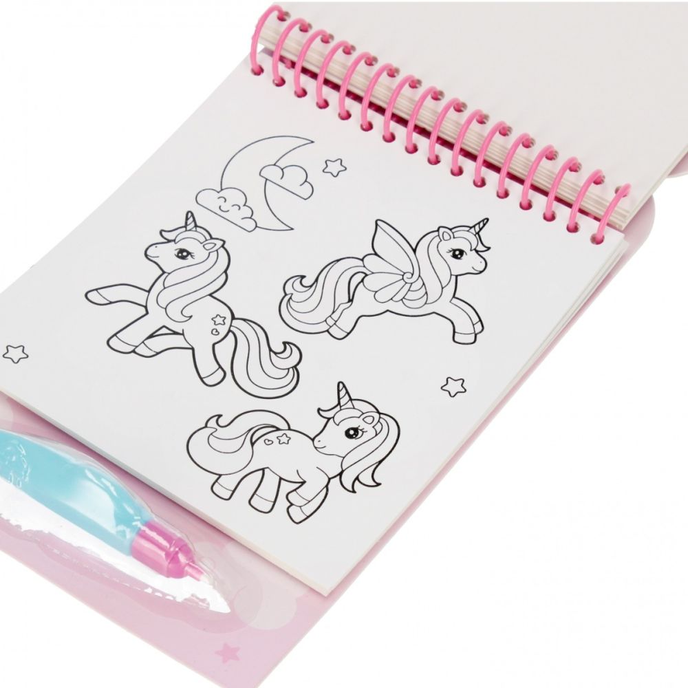Carte de colorat cu apa, Starpak, Unicorn