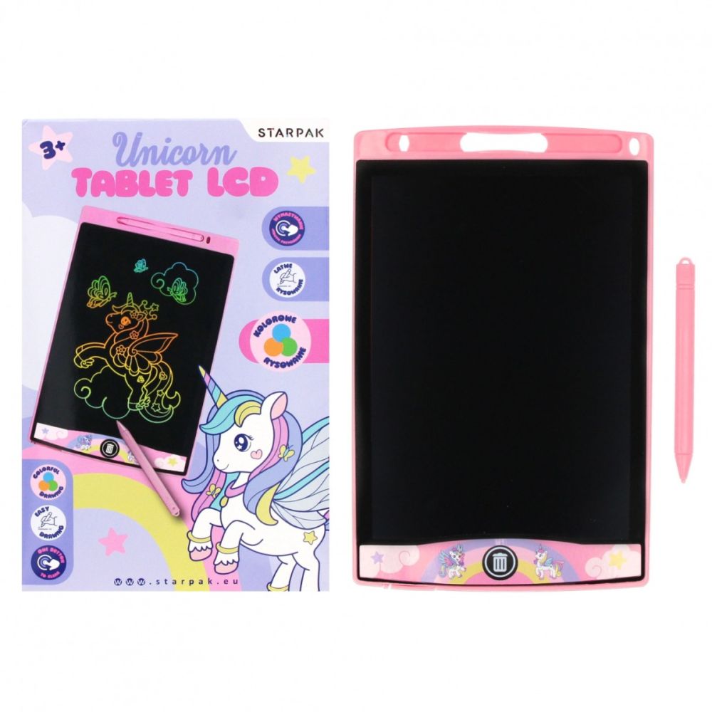Tableta LCD pentru desen, Starpak, Unicorn