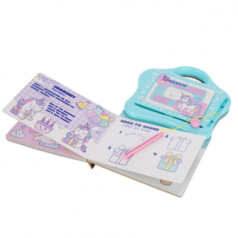 Tabla magnetica si carte de desen, Starpak, Unicorn