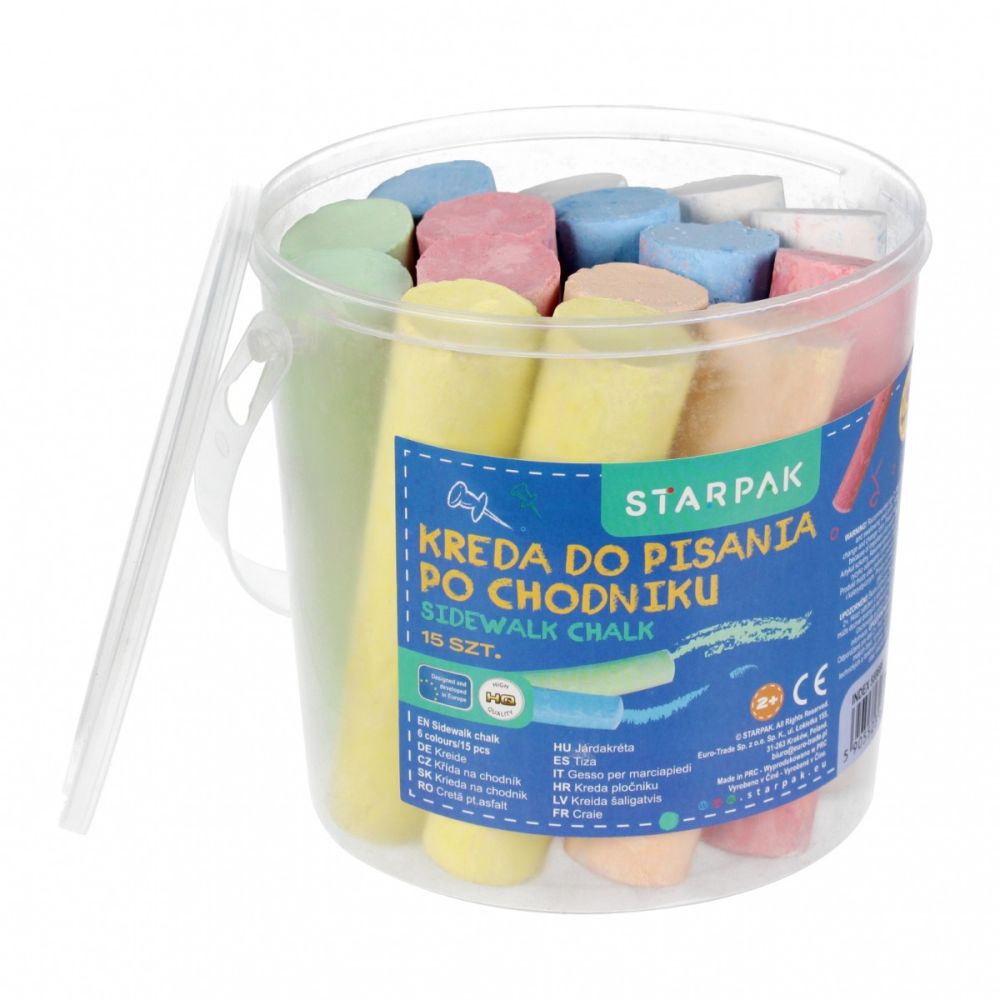 Creta colorata, Starpak, 6 culori, 12 buc