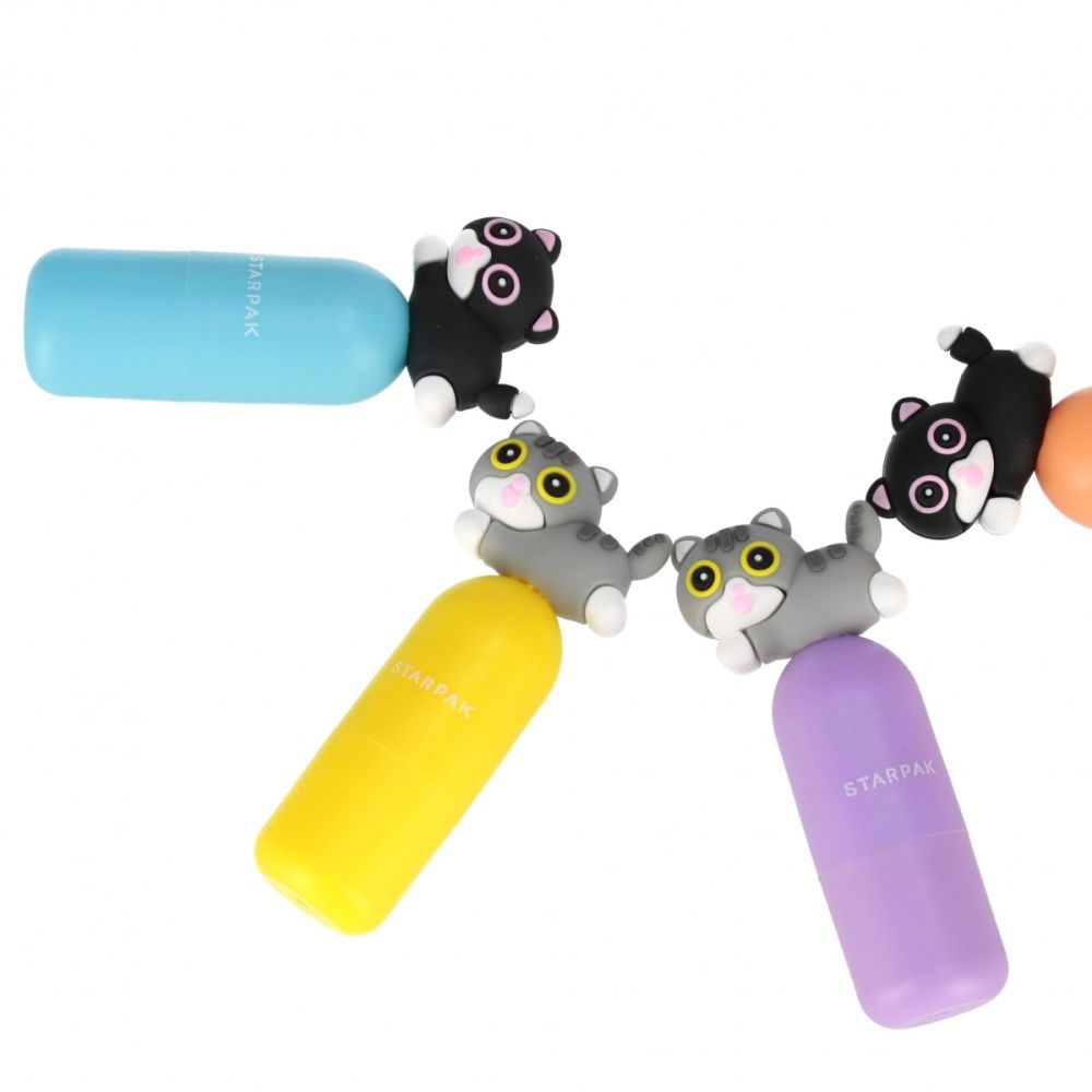 Set mini markere, Starpak, Kitty, 4 culori
