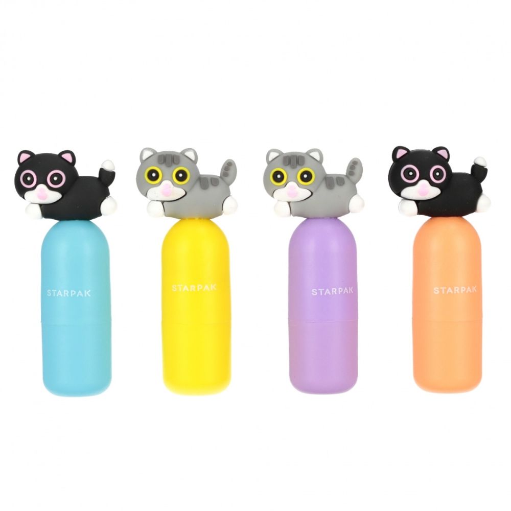 Set mini markere, Starpak, Kitty, 4 culori