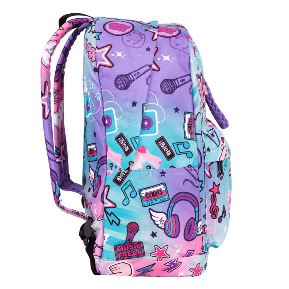 Ghiozdan cu un compartiment si buzunar frontal, Coolpack, Cross, K-Pop